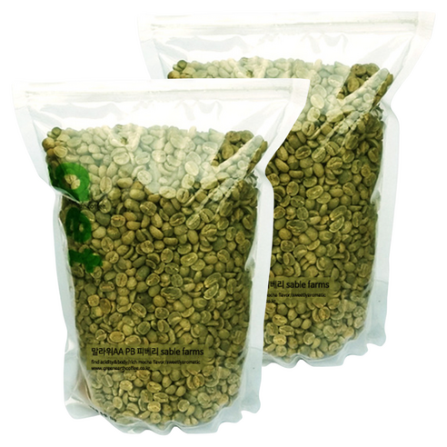 그린어쓰 말라위AA PB 피베리 sable farms, 500g, 2개