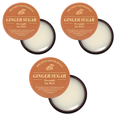 에뛰드 진저슈가 오버나이트 립 마스크 23g, 3개