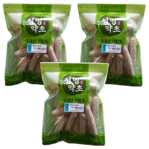 청명약초 옥수수속대, 300g, 3개