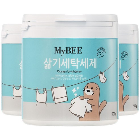 마이비 삶기세탁세제, 500g, 3개 
위생/건강/세제