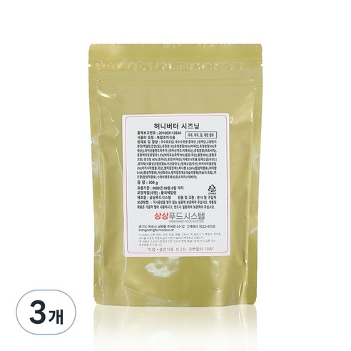 상상시즈닝 허니버터 시즈닝, 300g, 3개