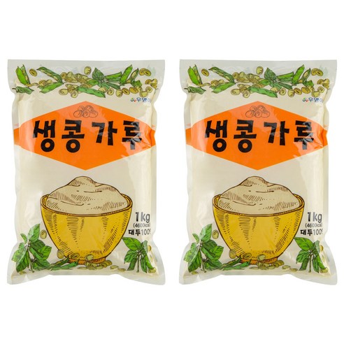 우영 생콩가루, 1kg, 2개