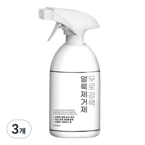 무로 강력 의류 얼룩제거제 스프레이형, 500ml, 3개