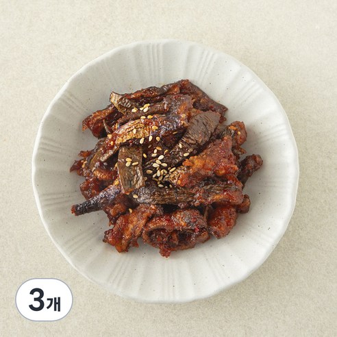 집반찬연구소 가지 강정, 70g, 3개
