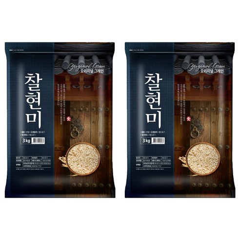 오리지널그레인 찰현미, 3kg, 2개