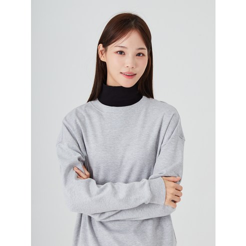 섬세한 레이어드의 완성, 베이스알파에센셜 코튼 스판 레이어드 페이크 목폴라