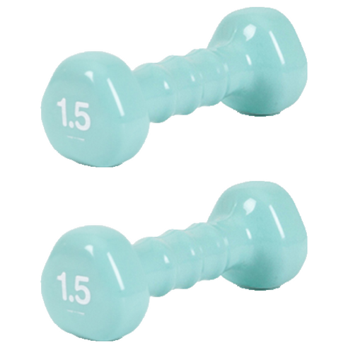 아이워너 PVC 삼각 아령, 1.5kg, 2개