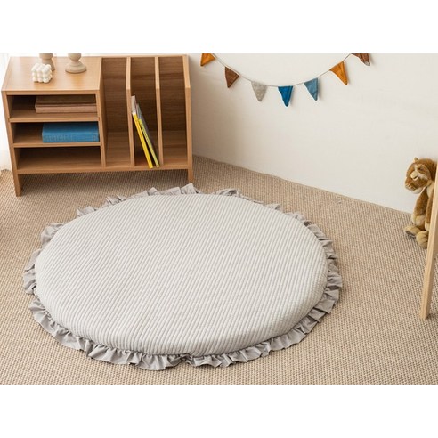 안전하고 편안한 아이의 놀이 공간을 위한 롤베이비 러그 솜포함