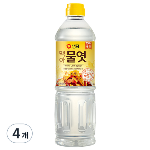 샘표 맥아물엿, 1.2kg, 4개