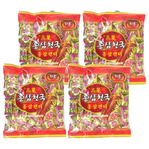 한양제과 홍삼천국 홍삼캔디, 4개, 900g
