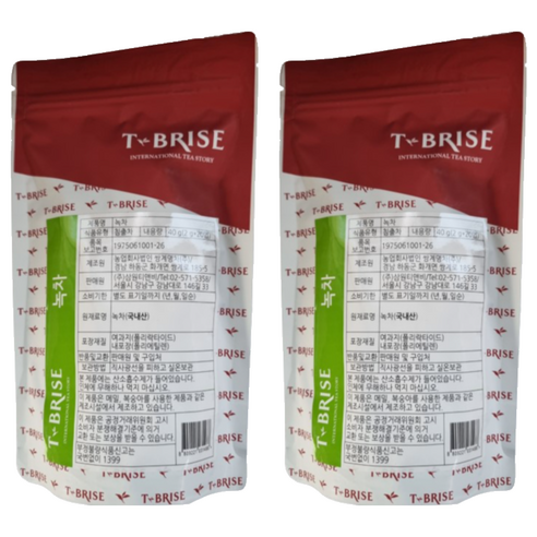 브리즈 녹차, 2g, 20개입, 2개