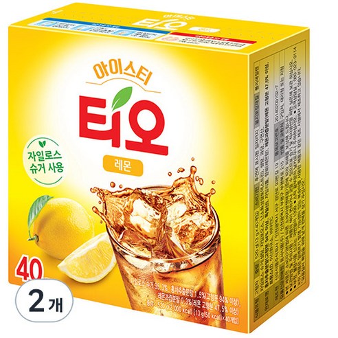 티오 아이스티 레몬맛, 13g, 40개입, 2개