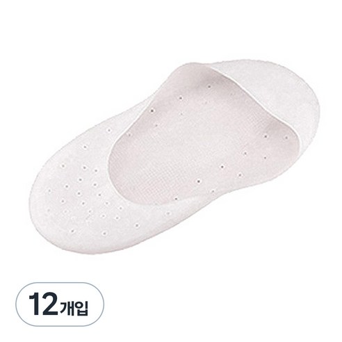 모나코올리브 풀커버 실리콘 풋케어 덧신, 12개