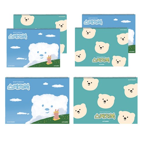 아트모아 뉴 스케치북, 345 x 248 mm, 26매, 6개