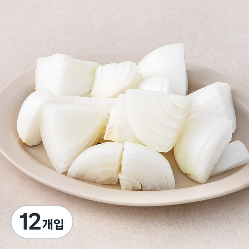 친환경 양파 나박썰기, 300g, 12개