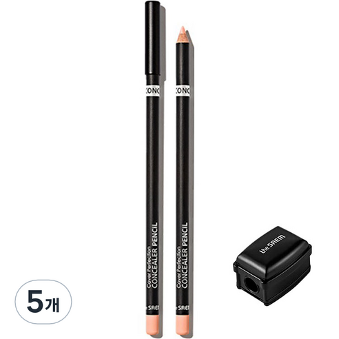 더샘 커버 퍼펙션 컨실러 펜슬, 살몬 베이지, 5개