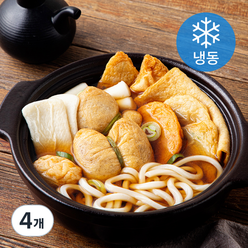 어나더테이블 부산어묵 유부 주머니 전골 (냉동), 770g, 4개