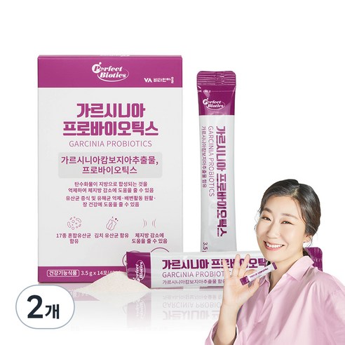 퍼펙트바이오틱스 가르시니아 프로바이오틱스 14p, 49g, 2개