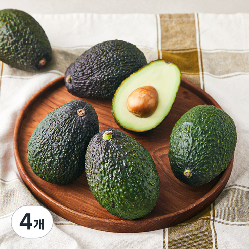페루산 아보카도 5~6입, 1kg, 4개