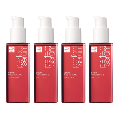 미쟝센 퍼펙트 로즈퍼퓸 세럼 헤어에센스, 80ml, 4개