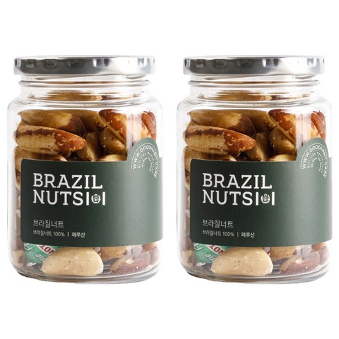 착한습관 브라질너트 블랙라벨, 220g, 2개