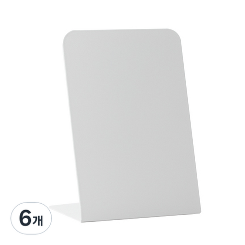 메탈 자석 아트판 디스플레이, 화이트, 6개
