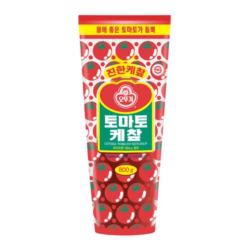 변치 않는 맛, 넉넉한 용량! 국민 케첩 오뚜기 토마토 케챂으로 맛있는 식탁을 완성하세요.