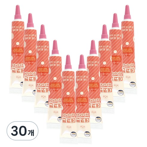 상상앤드 디유 데코펜 핑크, 20g, 30개