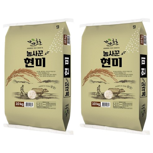 농사꾼 현미, 10kg, 2개