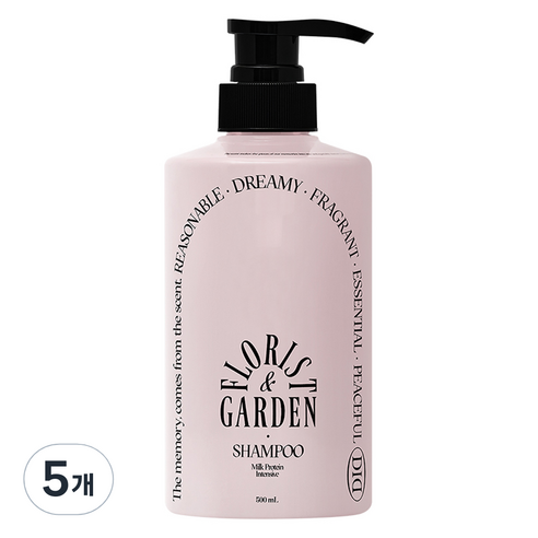 오디드 밀크프로틴 인텐시브 샴푸 플로리스트가든, 500ml, 5개