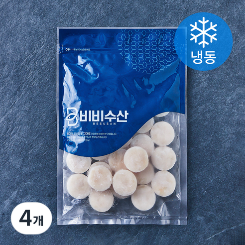 비비수산 가리비관자살 (냉동), 4개, 300g