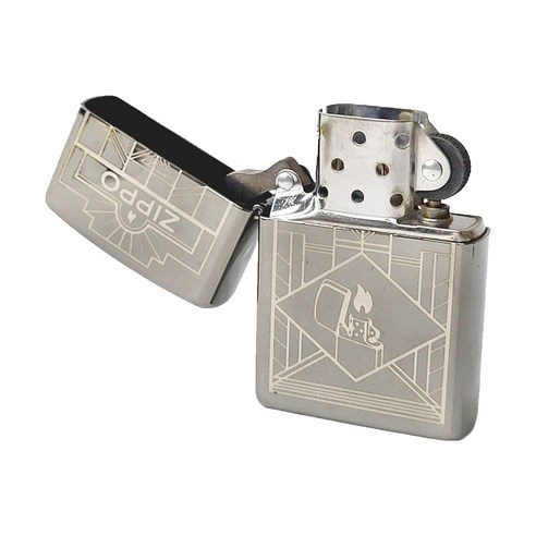 ご確認用 ZIPPO 150 Design 防風打火機48247 銀色時尚配件, 57 x 38 x