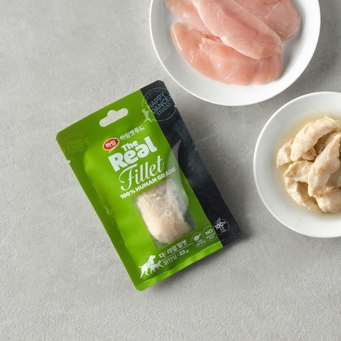 사랑하는 반려견을 위한 건강하고 맛있는 선택, 하림펫푸드 더리얼 필렛 닭안심 습식사료