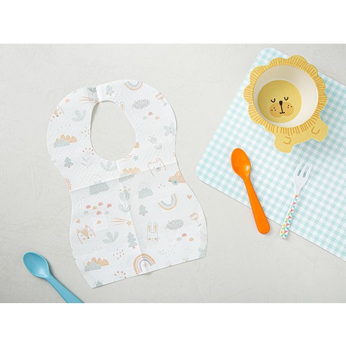 편리함과 실용성을 갖춘 탐사 일회용 방수 턱받이