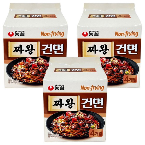짜왕 건면 119g, 12개