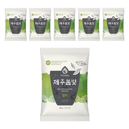 포모나 제주봄빛 말차 파우더, 500g, 6개, 1개입