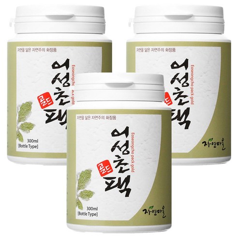 자연마을 어성초팩 골드, 1개입, 3개