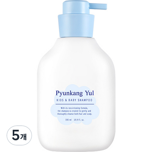 편강율 키즈 앤 베이비 샴푸 스위트허브, 590ml, 5개