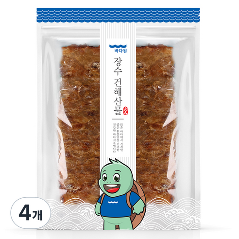 바다원 구운 장줄쥐포, 100g, 4개