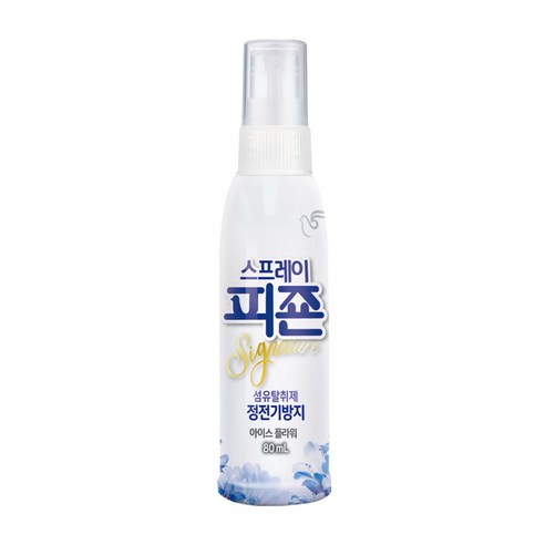 피죤 스프레이 시그니처 섬유탈취제 아이스 플라워향 본품, 80ml, 1개