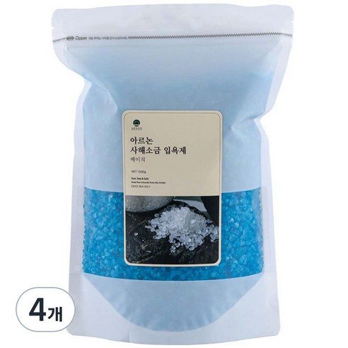 아르논 사해소금 입욕제 오션 향, 1.5kg, 4개