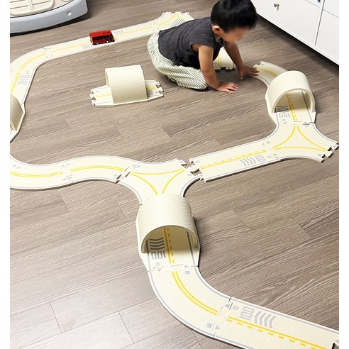 소리안나 EVA 자동차 도로 만들기 퍼즐매트 20p, 아이보리, 1세트 
매트/안전용품