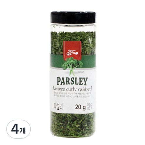 브레드가든 파슬리 후레이크, 20g, 4개