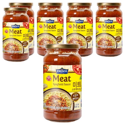 오뚜기프레스코 미트 스파게티 소스, 400g, 6개