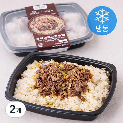 모두의맛집 유현수 우엉 소불고기 솥밥 (냉동), 298g, 2개
