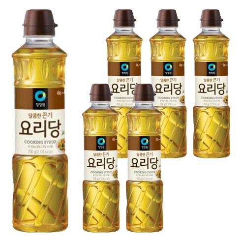 청정원 달콤한 끈기 요리당, 700g, 6개