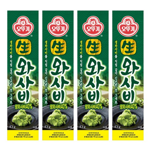 오뚜기 생와사비, 43g, 4개