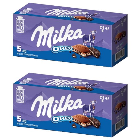 밀카 오레오 초콜릿, 500g, 2개