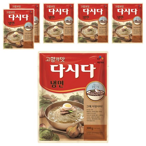 다시다 냉면, 300g, 6개