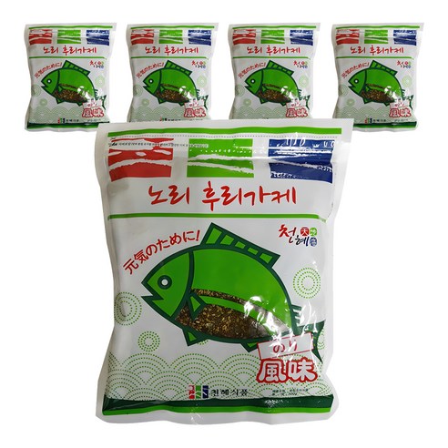 천혜식품 노리 후리가케, 500g, 5개